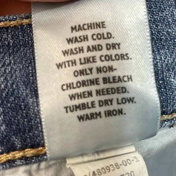 Old navy the sweetheart short stretch denim mid rise bootcut blue jeans size 10 - Picture 8 of 14